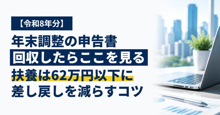 【令和8年分】年末調整の申告書、回収したら何を見る？｜総務担当者のためのチェックポイントと差し戻しを減らすコツ